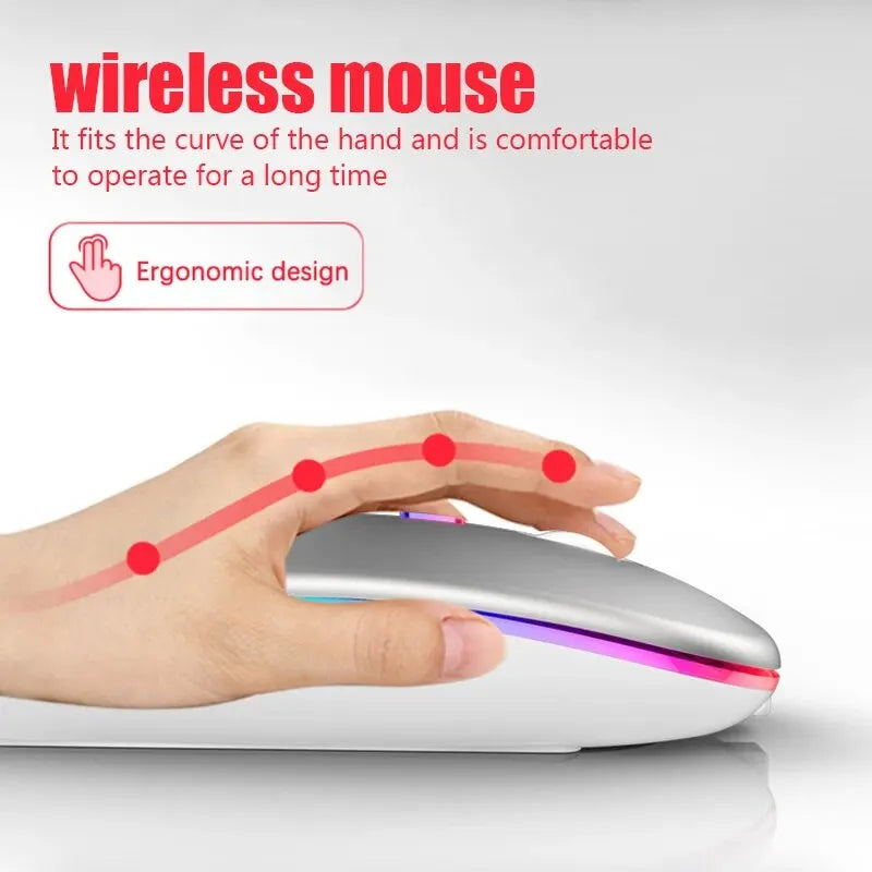 Wireless Rechargeable Computer Mouse